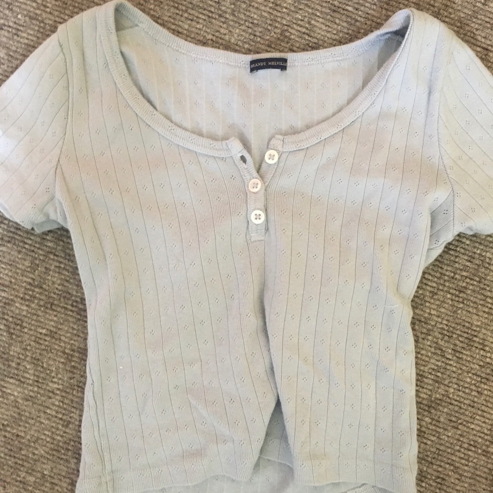 brandy melville blue top